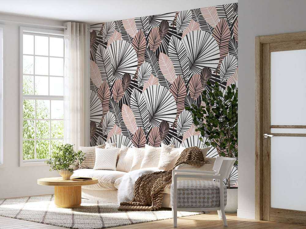 Elegante motivo floral