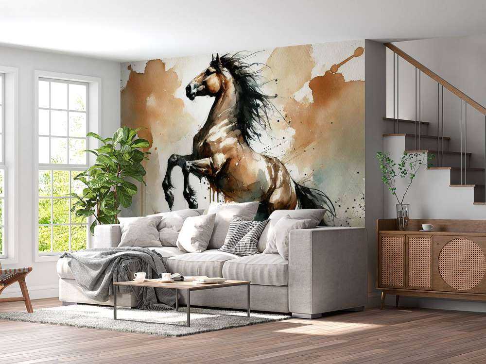 Elegancia de Caballo Ardiente