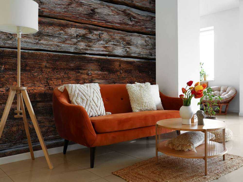 Madera áspera y desgastada