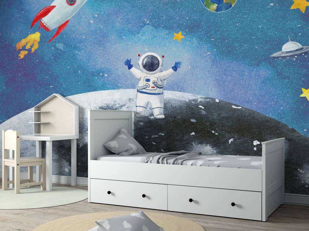 Astronauta en la Luna