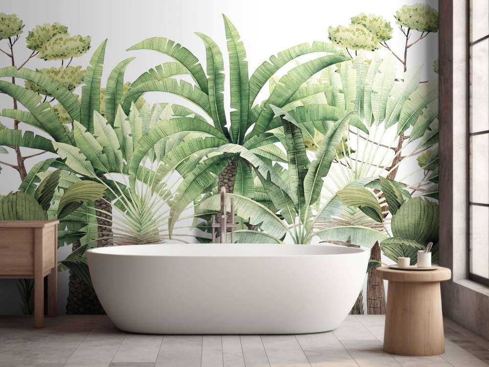 Palmeras pintadas