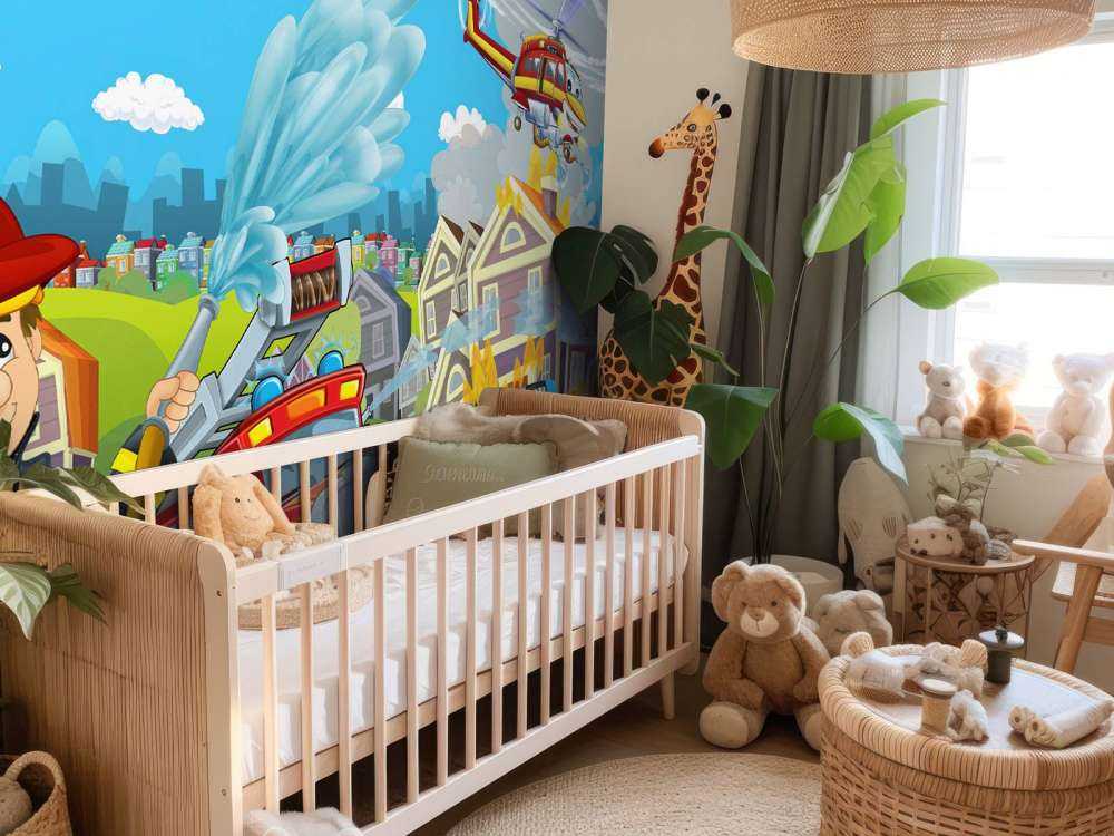 Sala infantil de bomberos