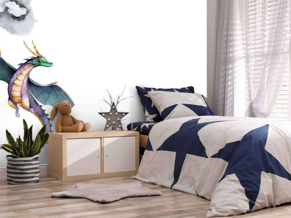 Dragón de acuarela