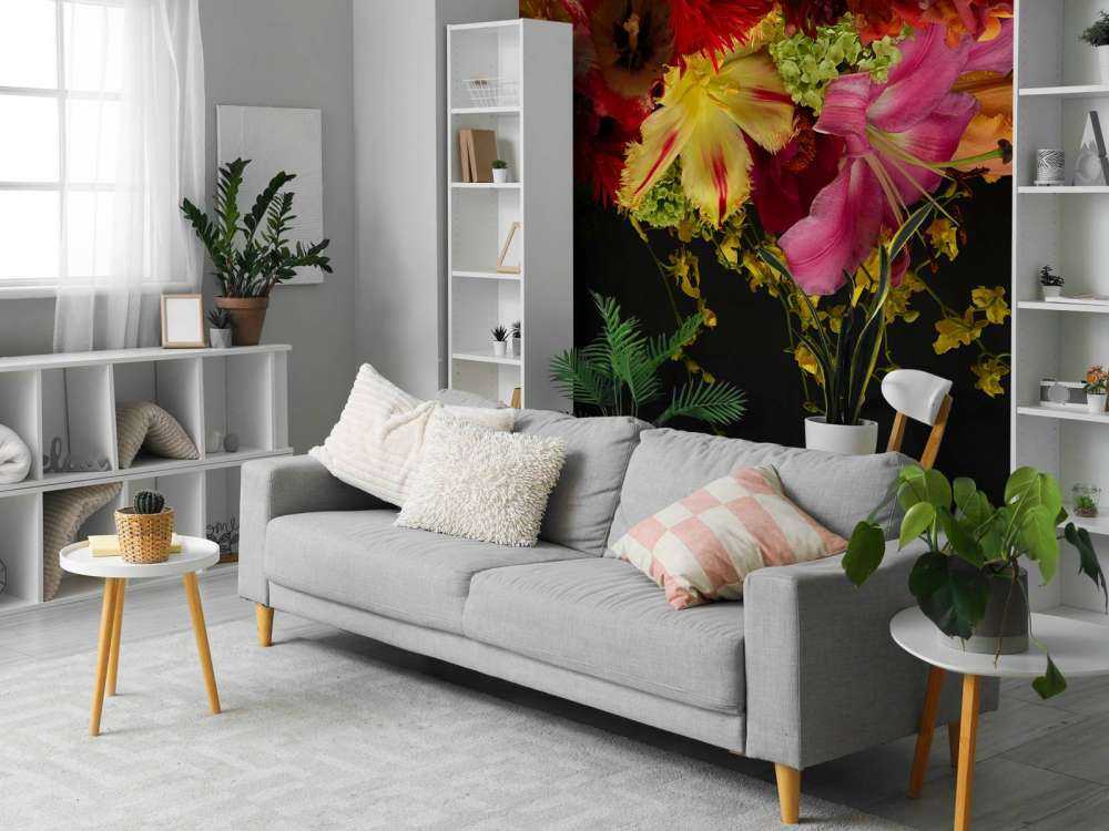 Flores de colores