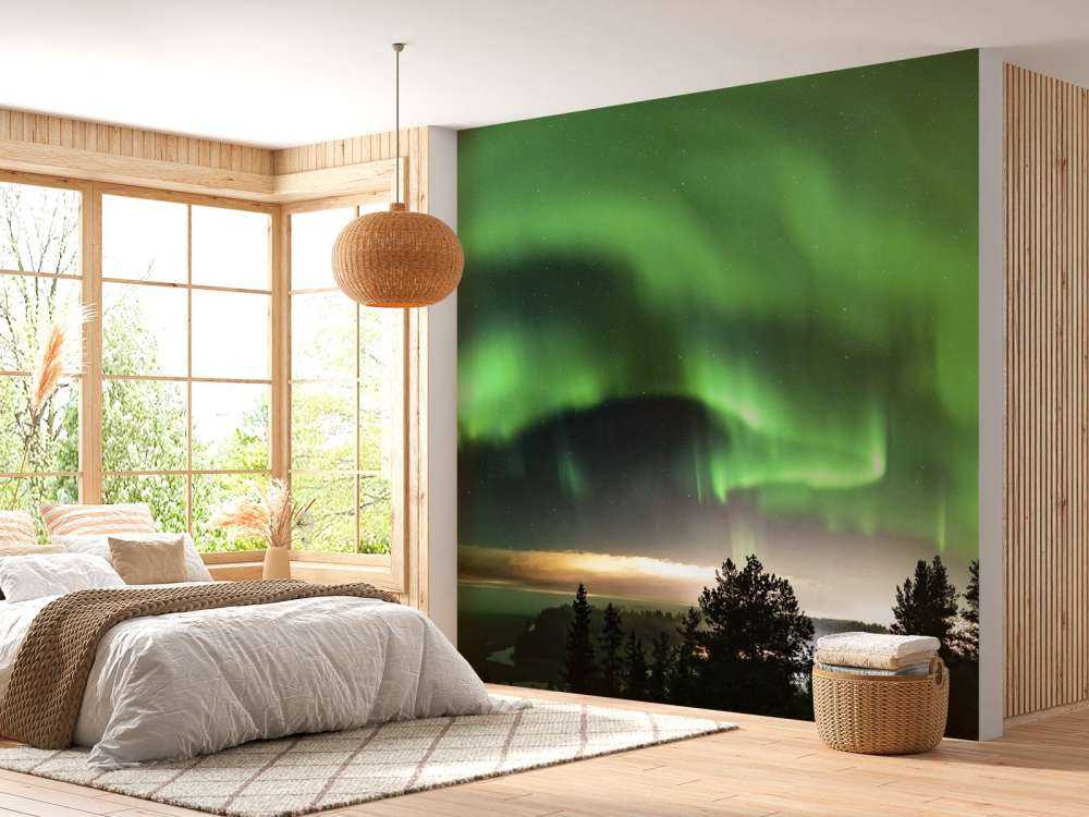 Aurora Boreal verde