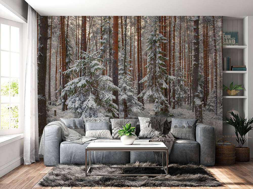 Bosque en la nieve