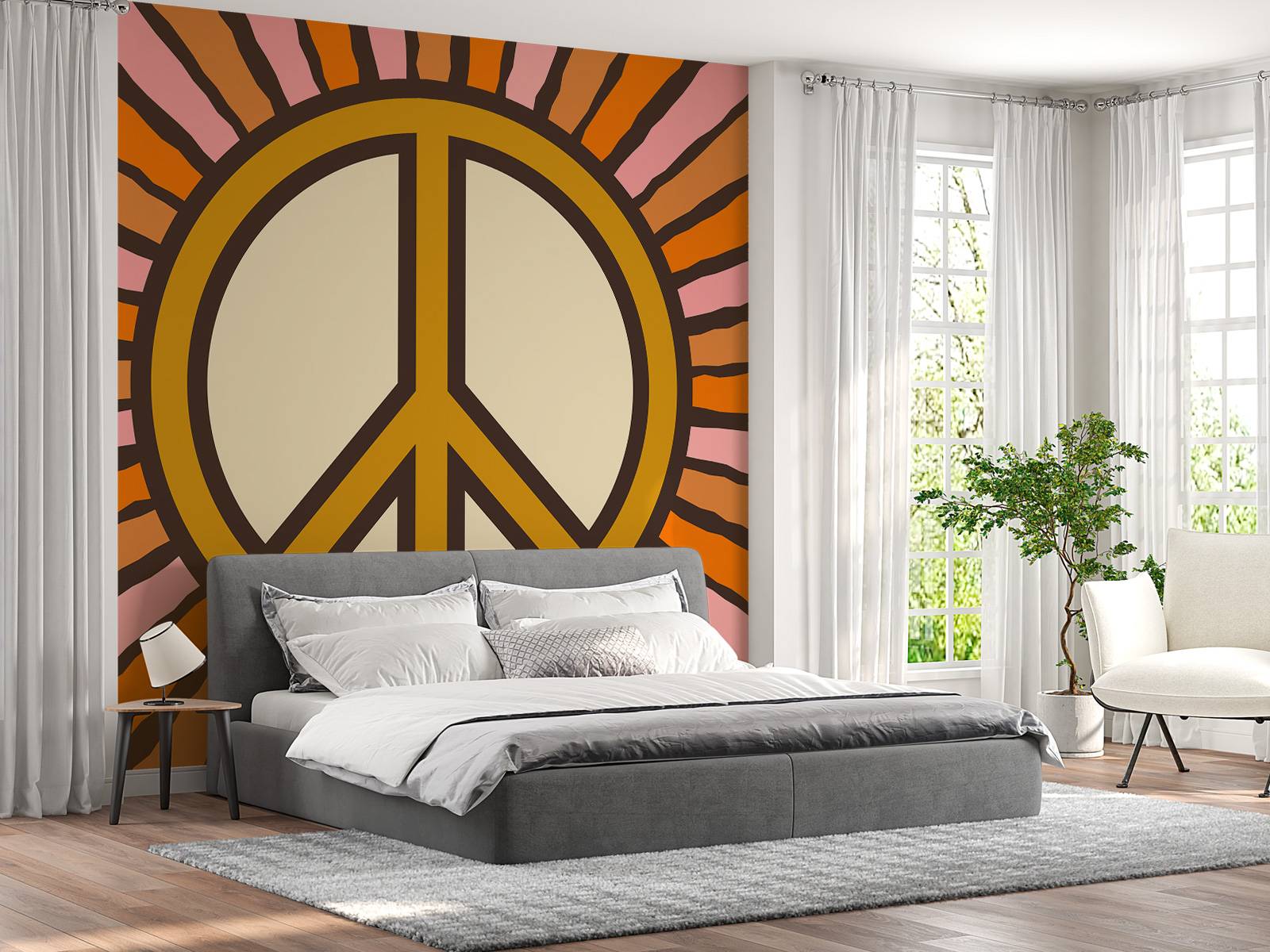 Papel Pintado - Signo de paz, image size:1600x1200