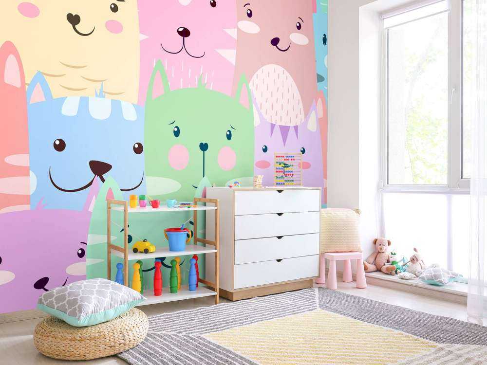 Gatos de colores