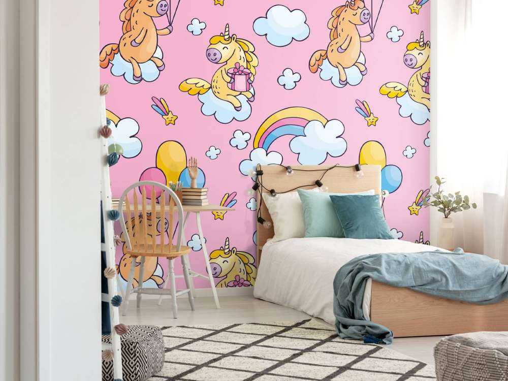 Unicornios con globos
