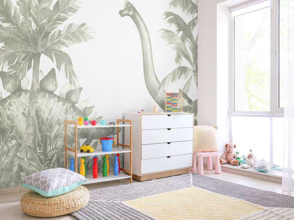 Dinosaurios en verde