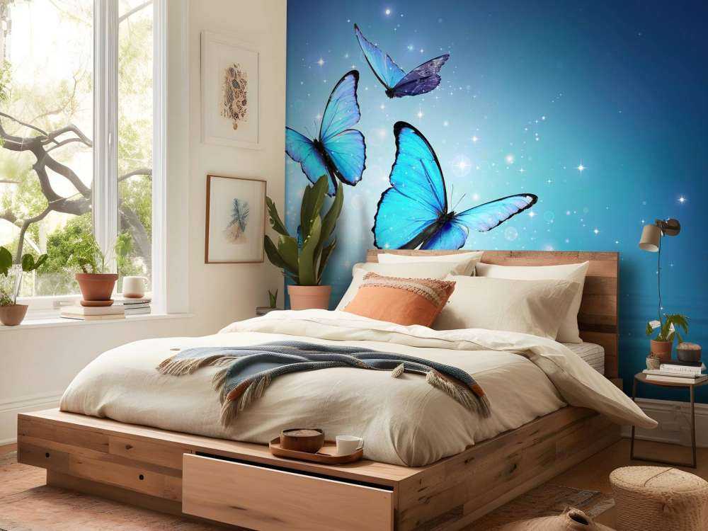Mariposas sobre el agua