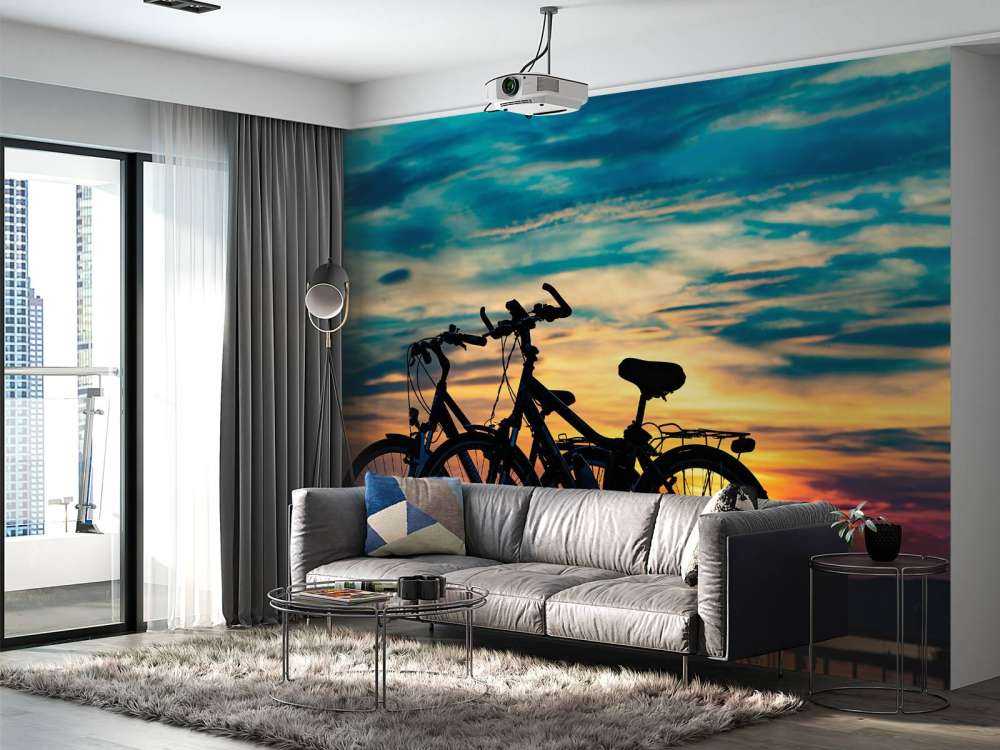 Ciclismo al atardecer