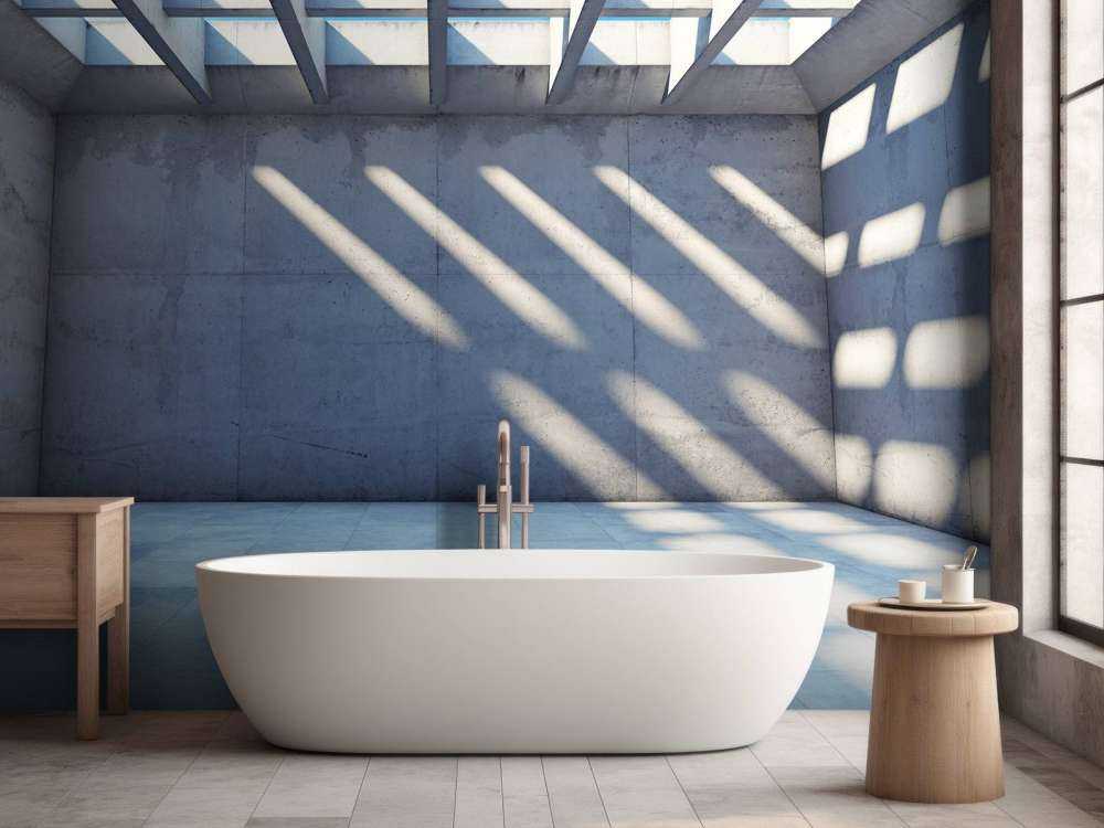 Habitación vacía con techo abierto