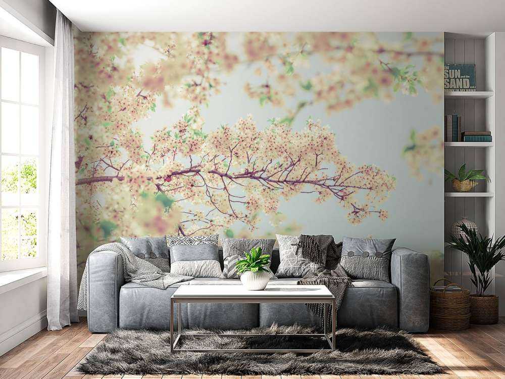 Flores con aspecto vintage