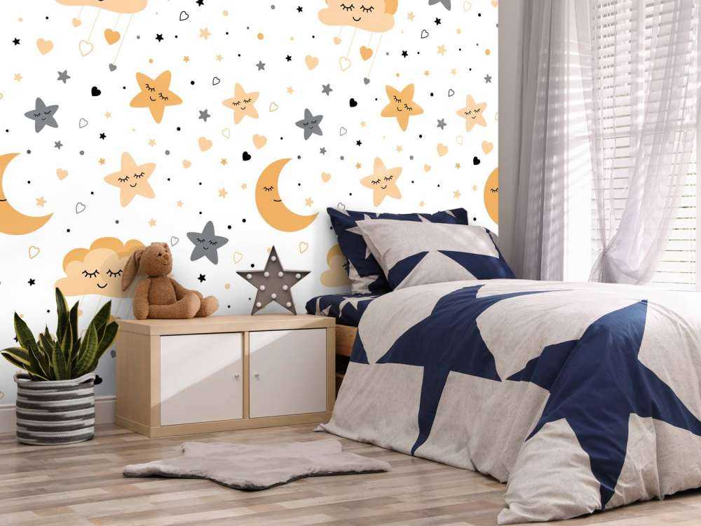 Nubes, lunas y estrellas