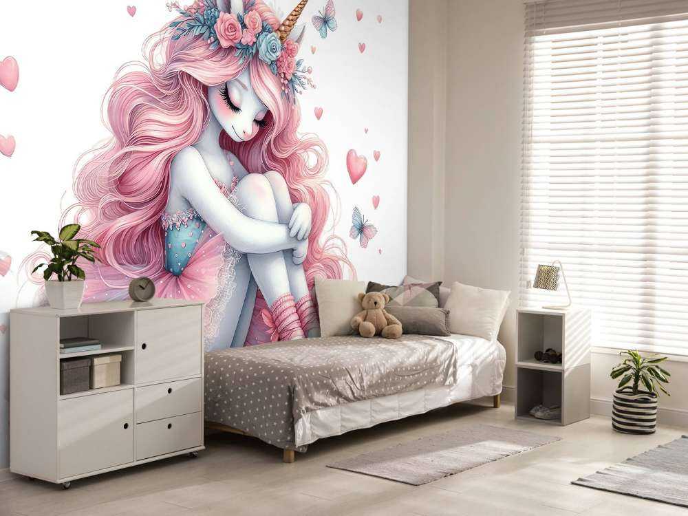 Unicornio soñador bailarina