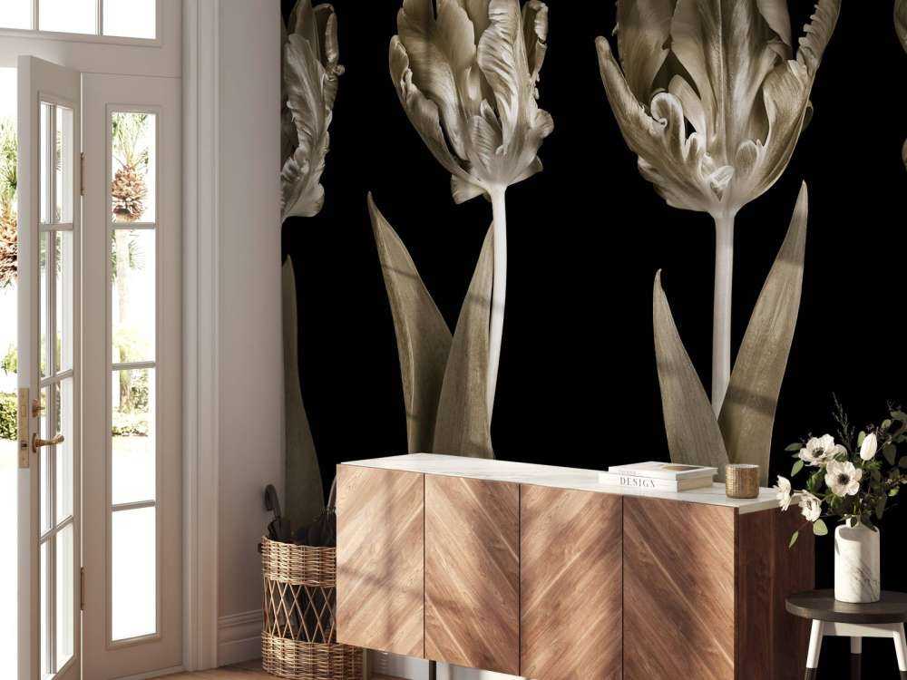 Tulipanes rococó