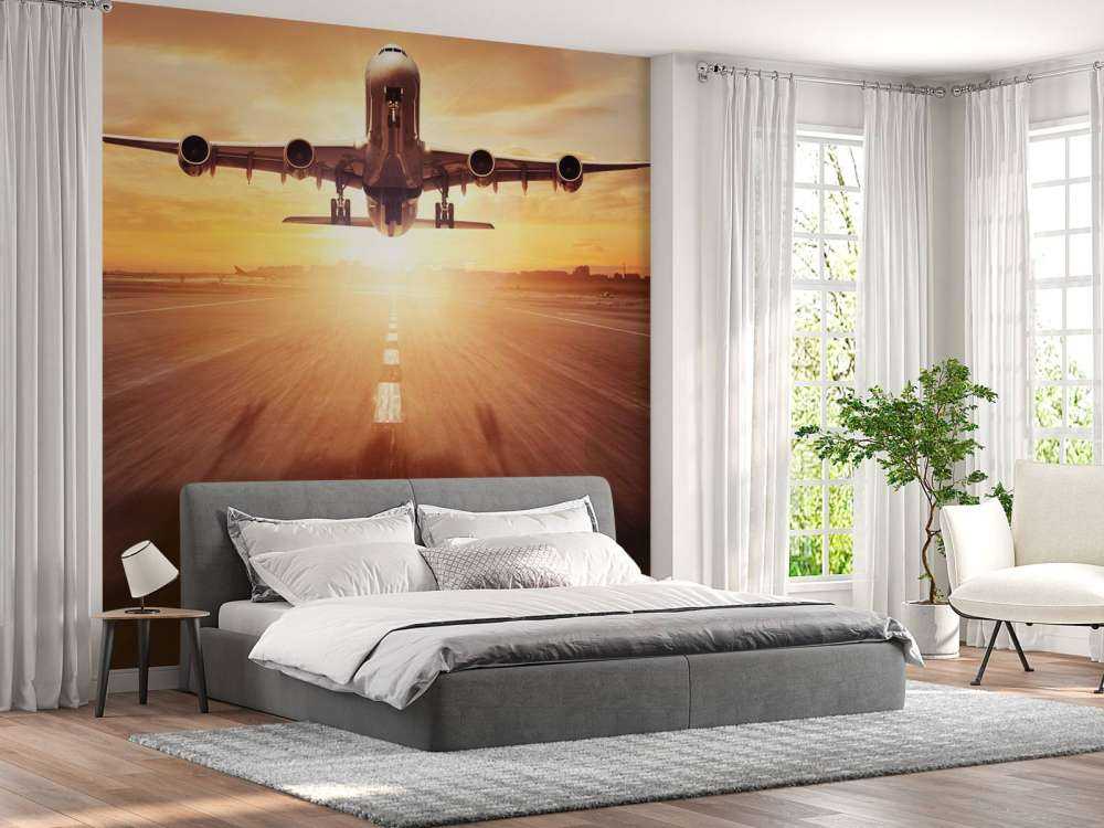 empapelado fotográfico avión
