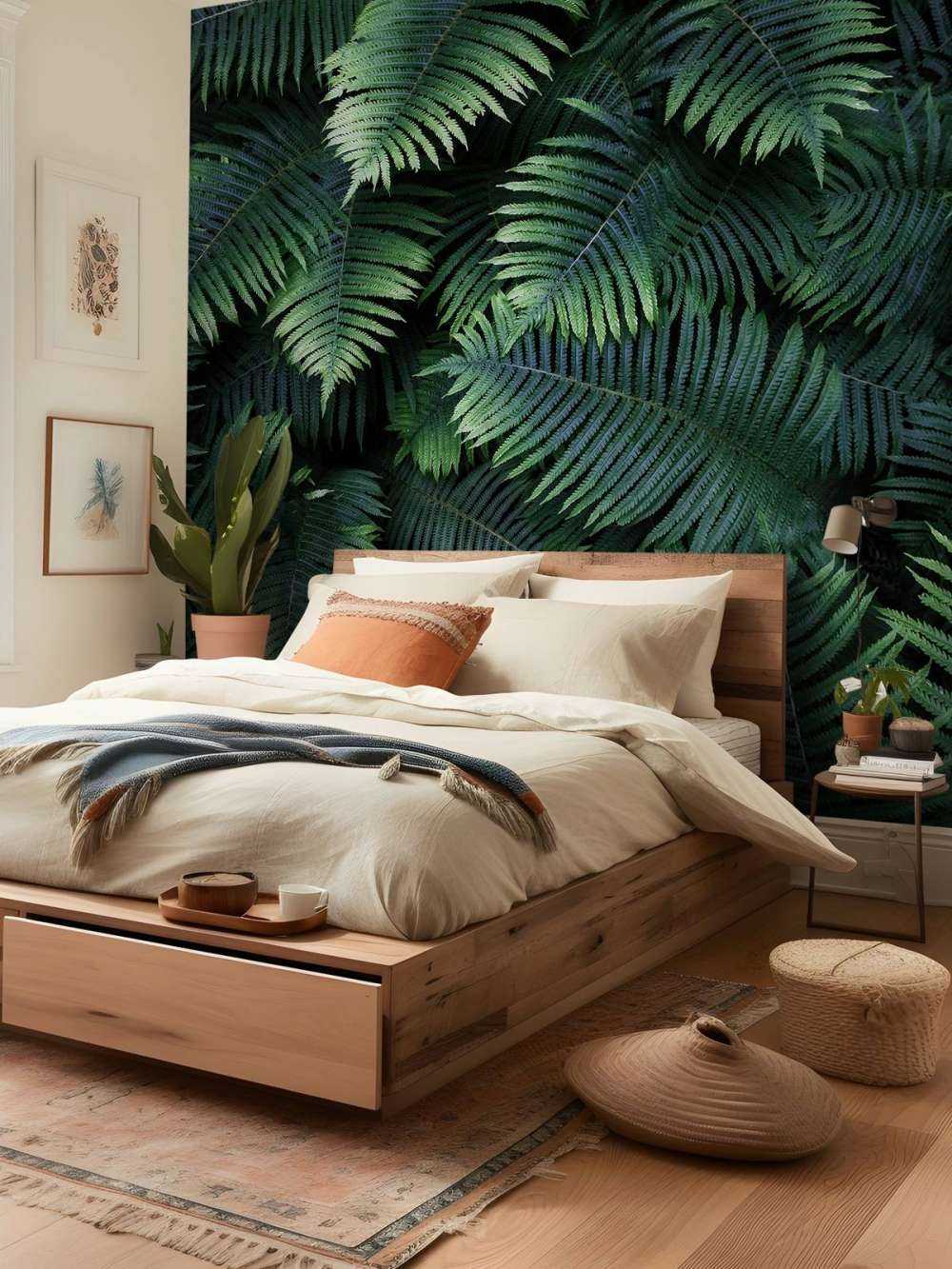 Hojas de palmera grandes