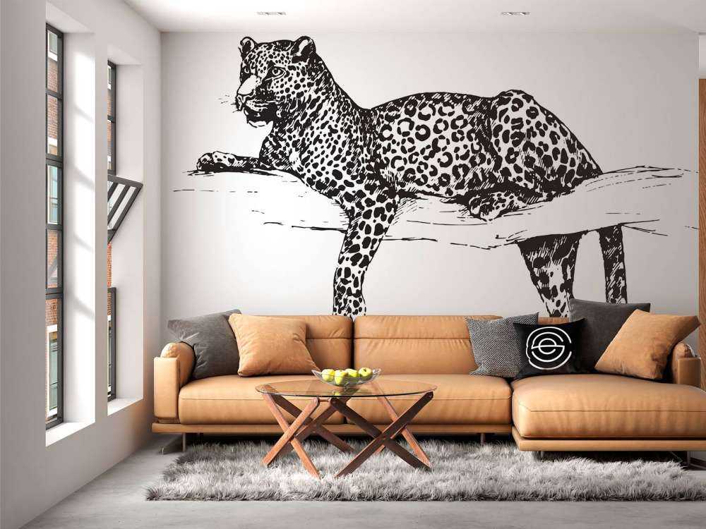 Leopardo dibujado
