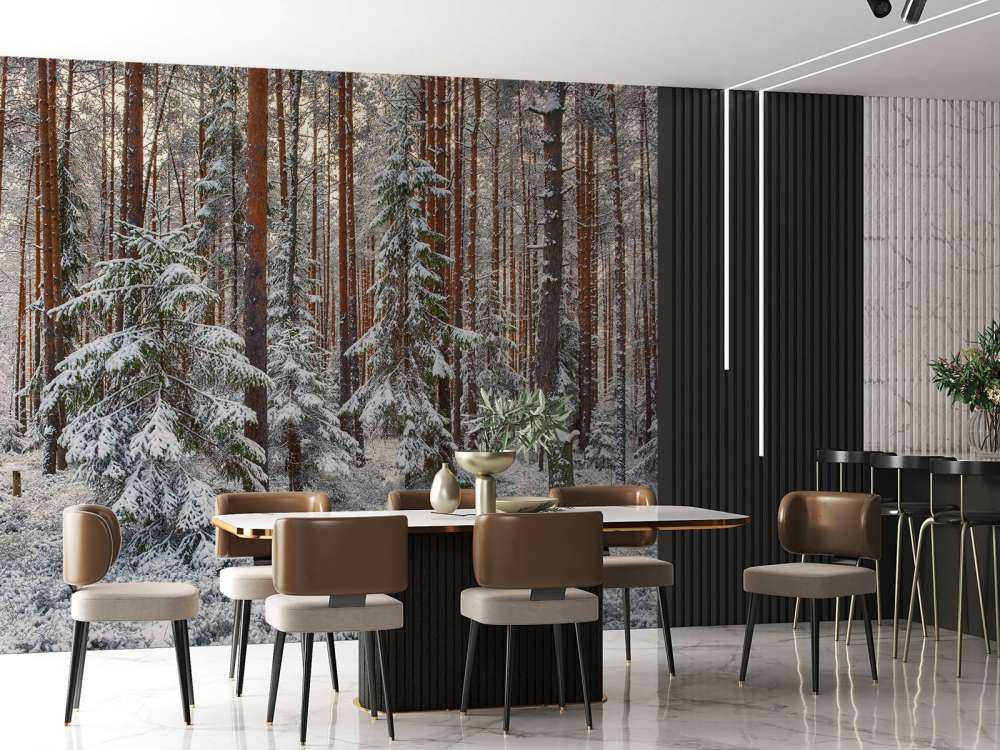 Bosque en la nieve