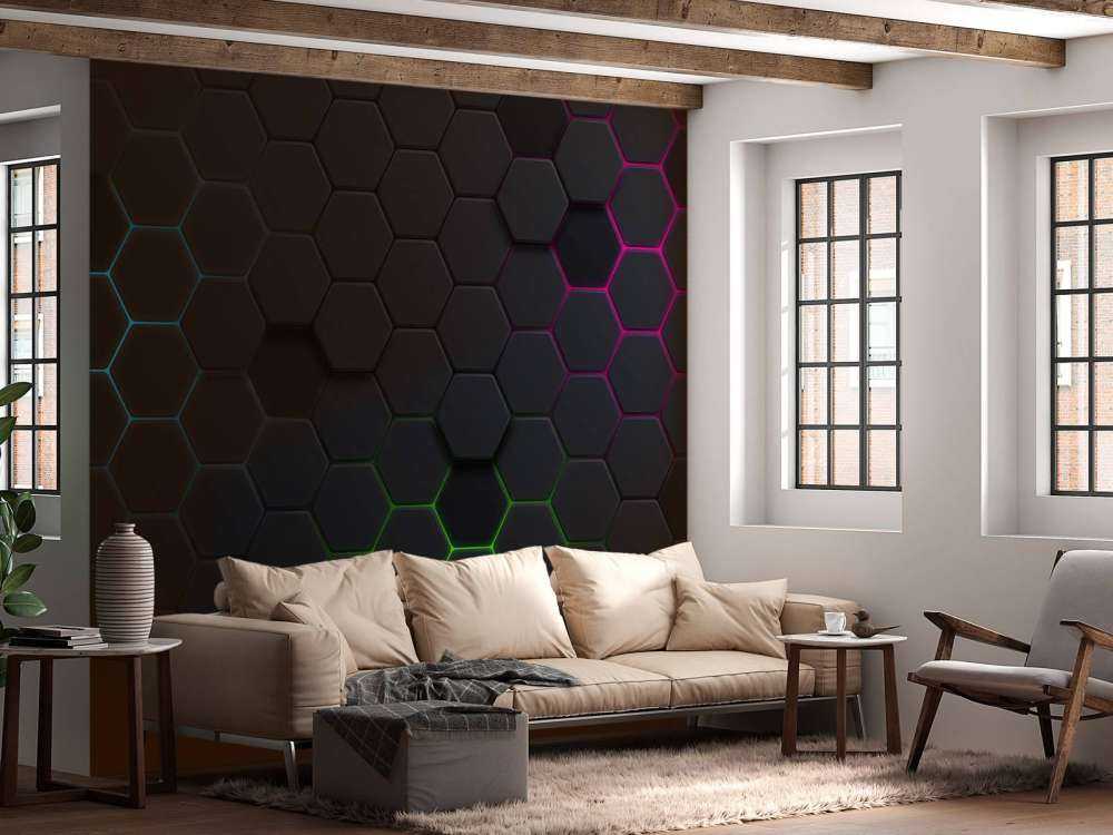 Hexágonos luminosos