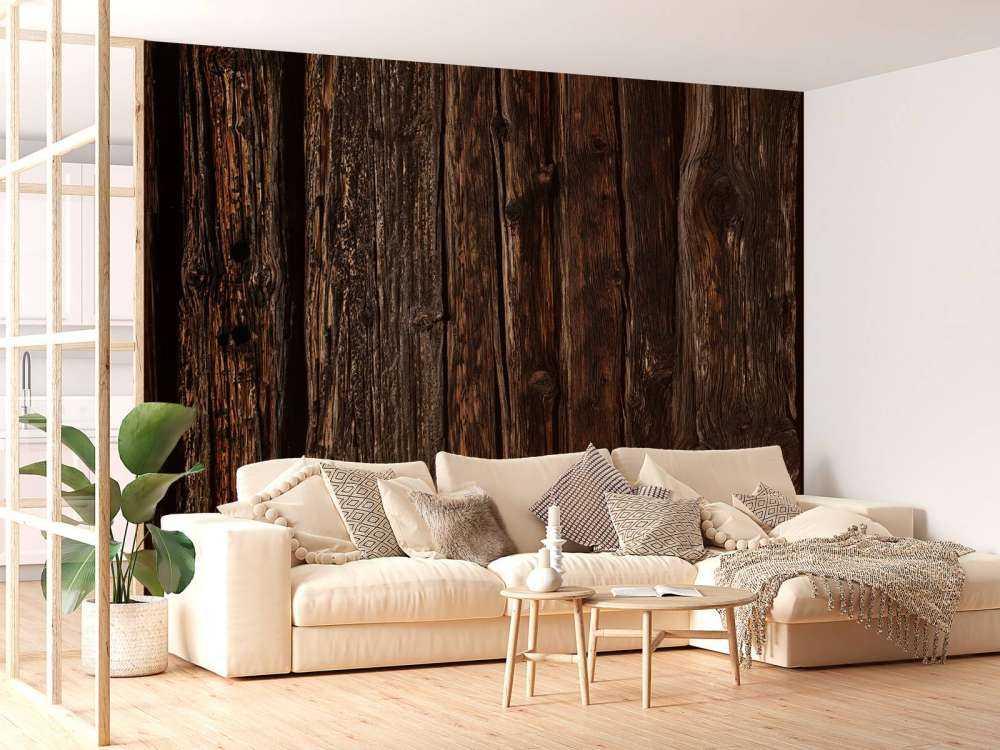 Madera vieja y oscura