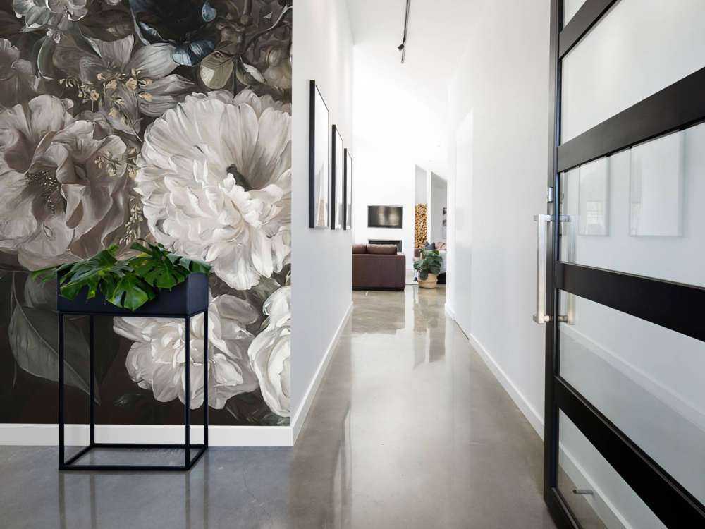 Ramo con lila blanca