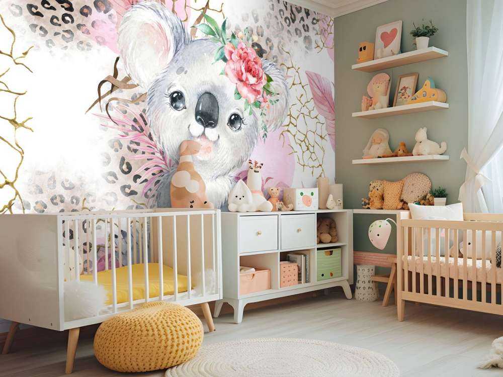 Bebé koala savana