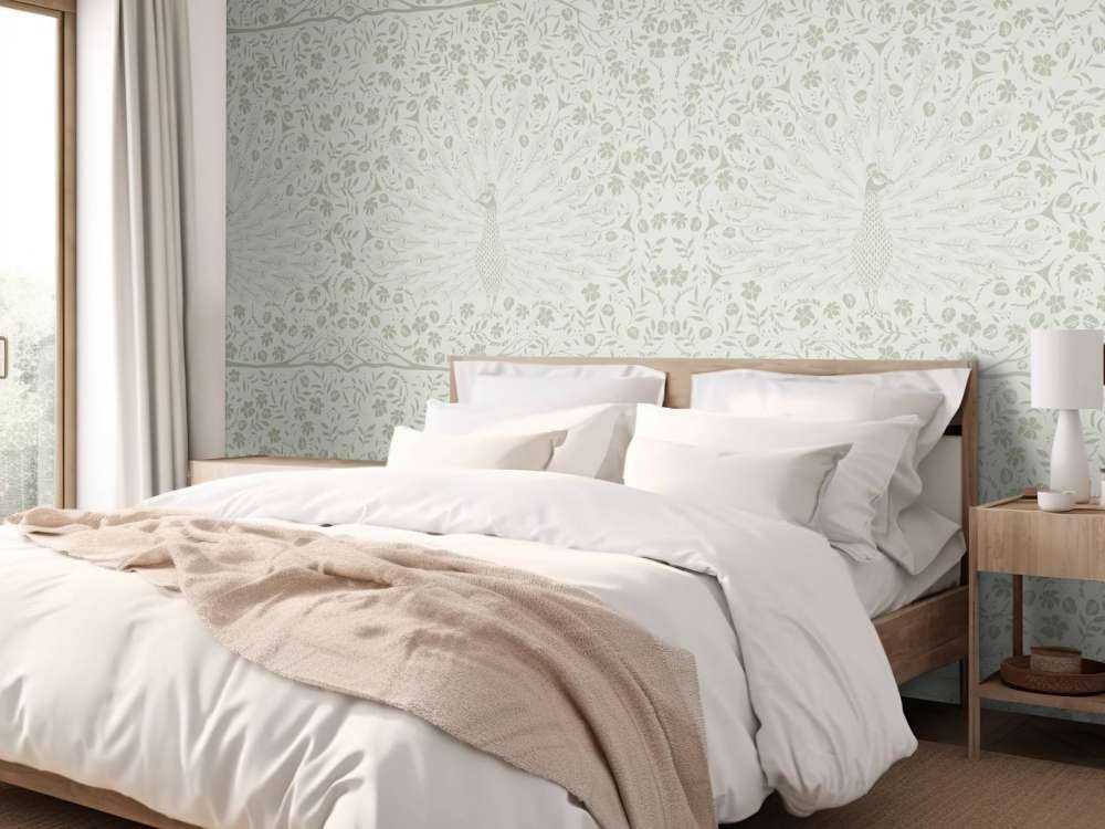 Clásico y Elegante Diseño Esplendor de Pavo Real - verde