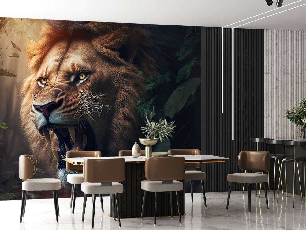 León en la selva