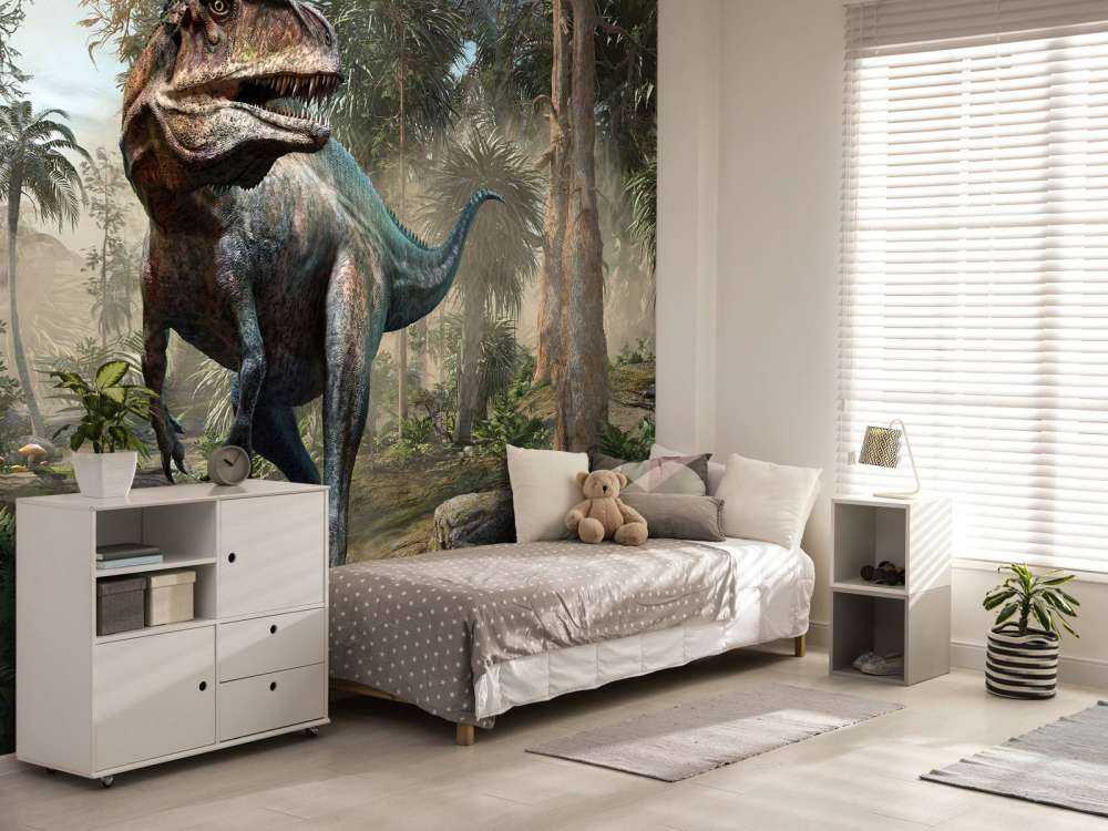 Acrocanthosaurus en el bosque