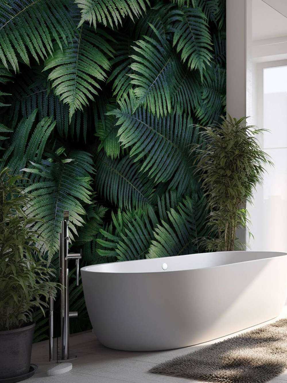 Hojas de palmera grandes