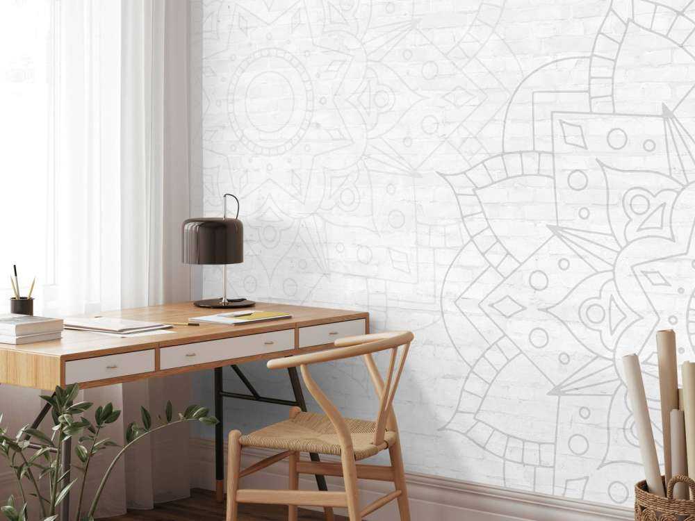 Sutil mandala geométrico