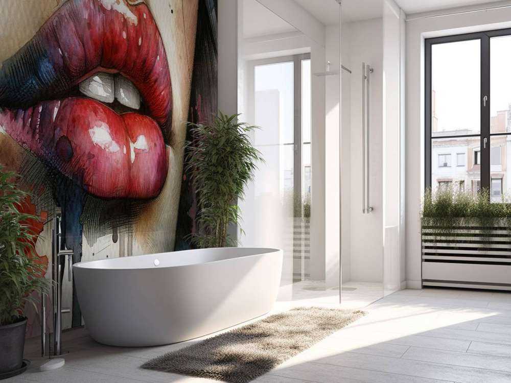 Lips de Mujer en Acuarela #1