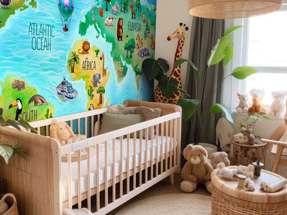 Mapa del mundo para niños