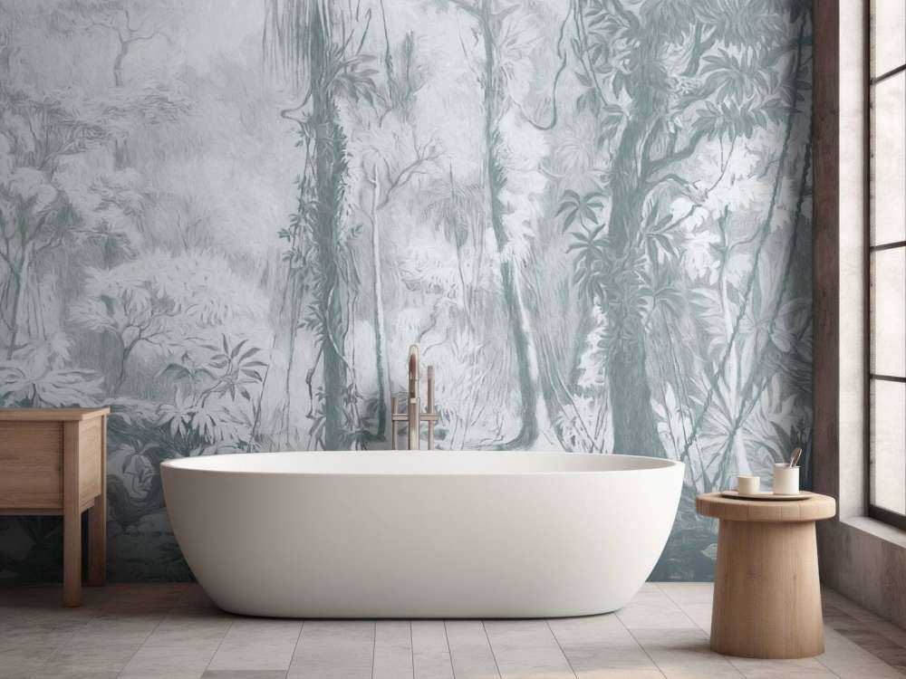 Bosque tropical - azul