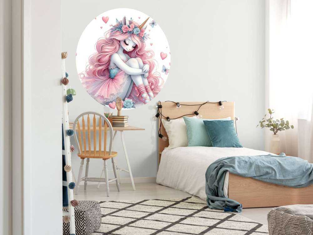 Unicornio soñador bailarina