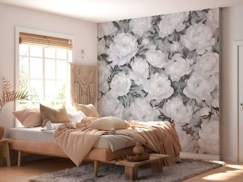Pared Azul de Peonie