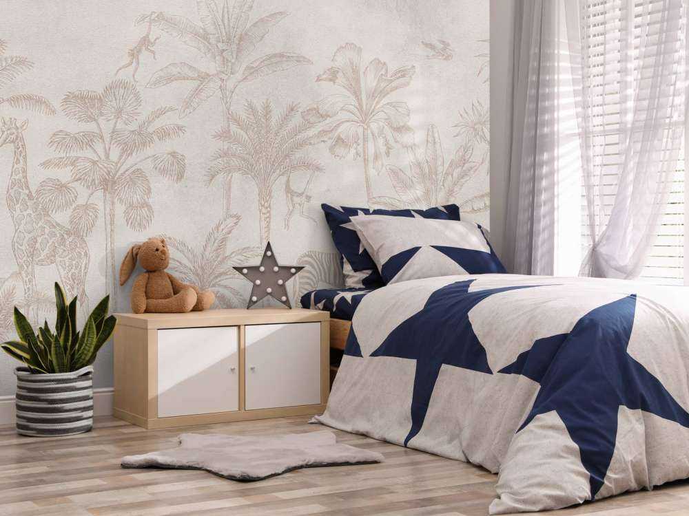 Animal tropical jungla taupe