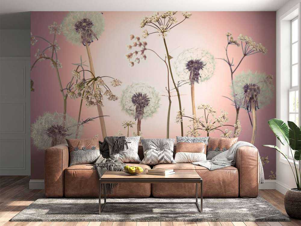 Fantasía de la pradera rosa
