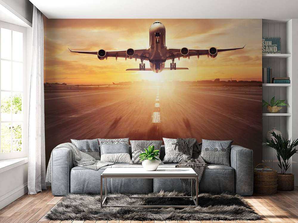 empapelado fotográfico avión