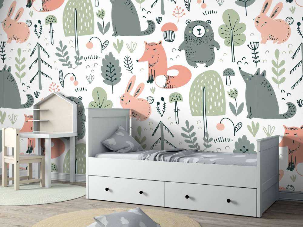 Animales del bosque de colores