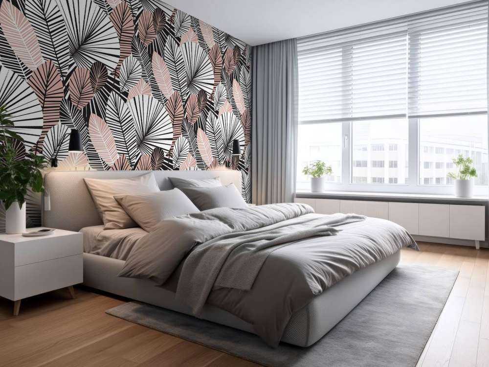 Elegante motivo floral
