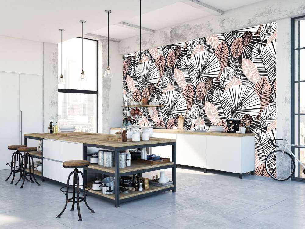 Elegante motivo floral