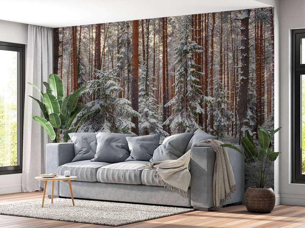 Bosque en la nieve