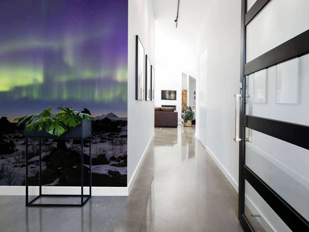 La hermosa aurora boreal
