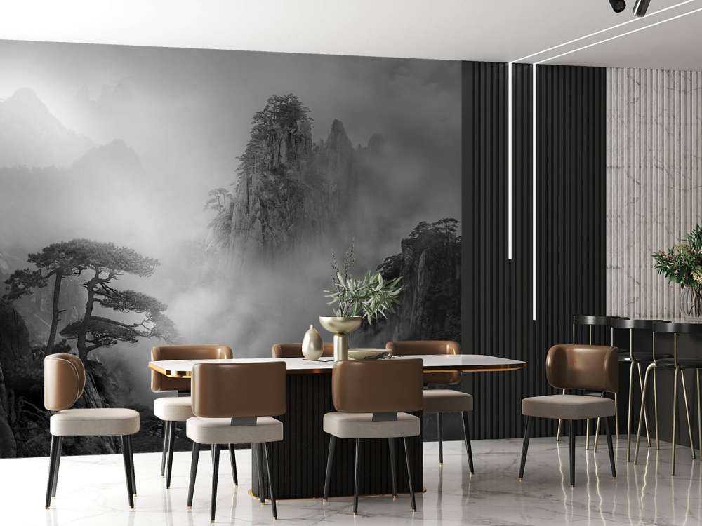 Huang Shan en la niebla