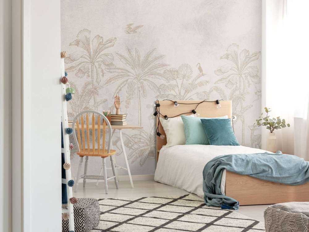 Animal jungle taupe