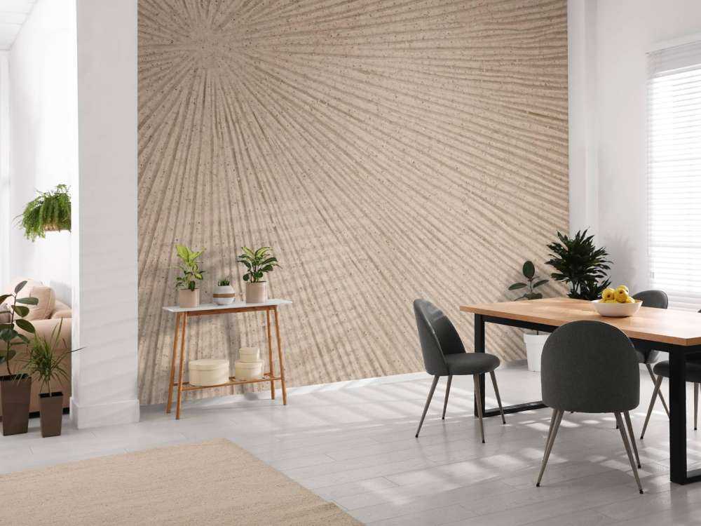 Estructura con líneas Sol en beige